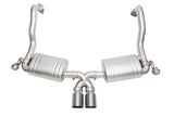 SOUL 15-16 Porsche 981 GT4 / Spyder Valved Exhaust - Straight Cut Titanium Tips