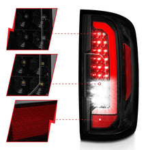 Load image into Gallery viewer, ANZO 15-21 GMC Canyon LED Taillights w/ Light Bar Black Housing Smoke Lens