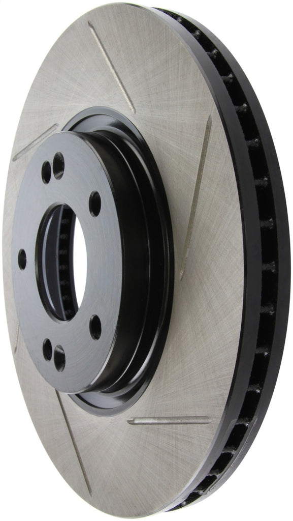 StopTech 11-13 Kia Sorento Slotted Sport Brake Rotor Front Left
