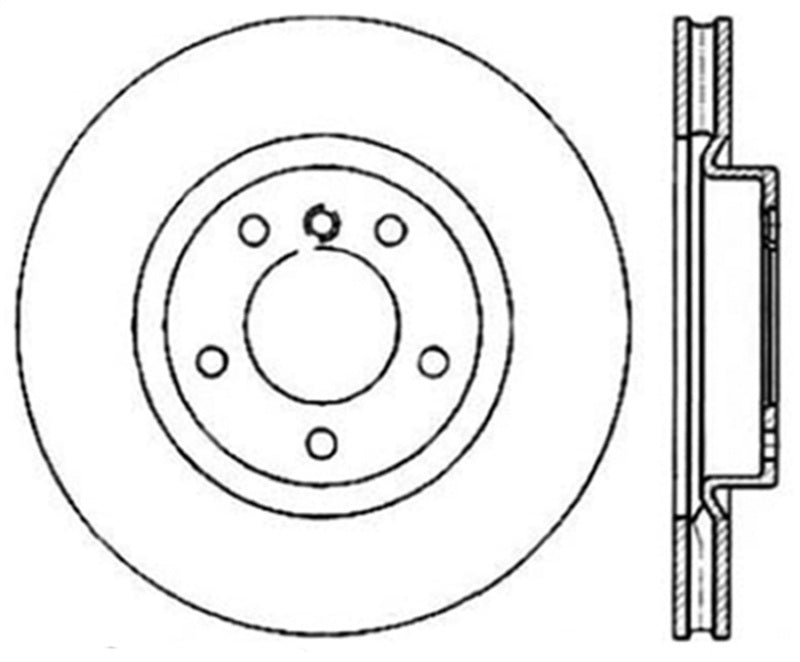 StopTech 94-02 BMW M3/Z3 SportStop Slotted & Drilled Front Left Rotor