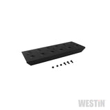 Westin Replacement service kit includes 11 inch die stamped step pad and fasteners - Black