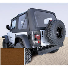 Load image into Gallery viewer, Rugged Ridge S-Top Door Skins Dark Tan Clear Window 97-02 Jeep Wrangler TJ