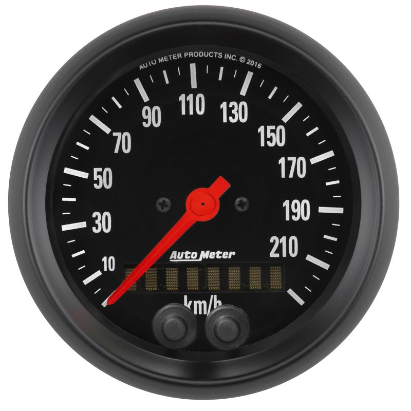 Autometer Z Series 3-3/8in 0-225KM/H (GPS) Speedometer Gauge