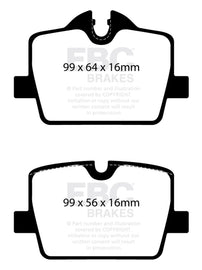 EBC 2019+ BMW Z4 G29 2.0T Bluestuff Rear Brake Pads