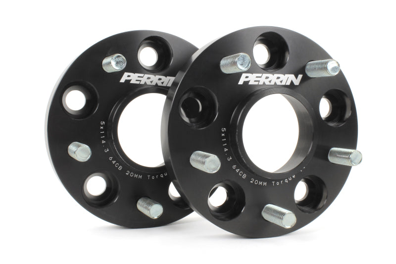 PERRIN 17-21 Honda Civic Si / 22-26 Acura Integra 64.1mm 5x114.3 Wheel Spacers 20mm - Pair - GTR Auto