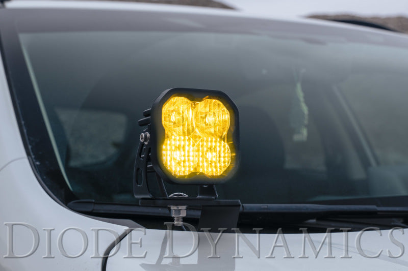 Diode Dynamics SS3 LED Pod Sport - Yellow Driving Standard (Single)