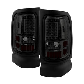 xTune Dodge Ram 1500 94-01 C-Shape LED Tail Lights Smoke ALT-ON-DRAM94-G2-LED-SM