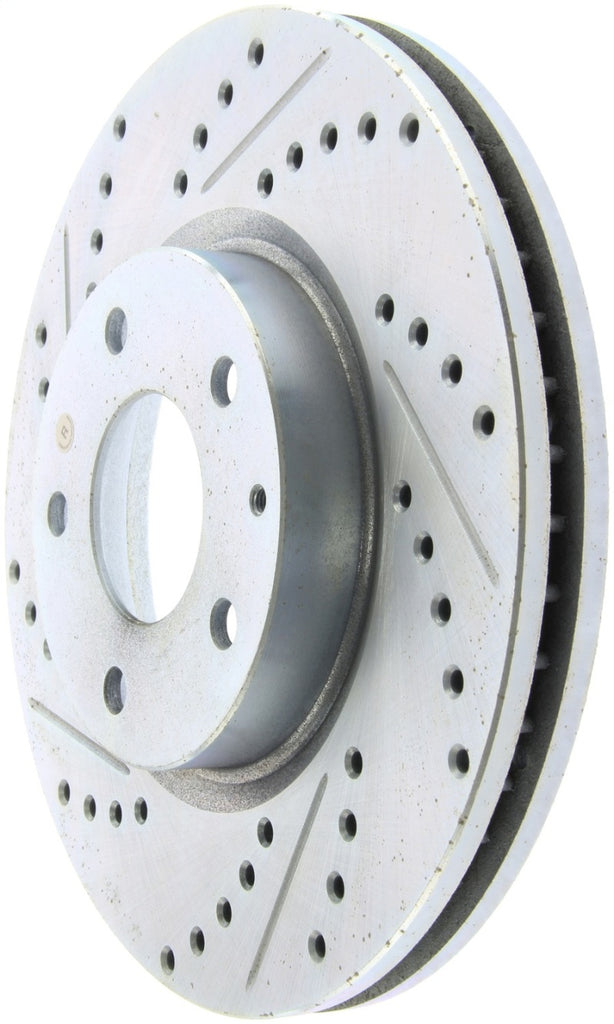StopTech 13-15 / 17-18 Mazda CX-5 Select Sport Slotted & Drilled Front Right Rotor
