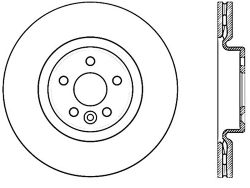 Stoptech Volvo S60 2012-2018 Front CryoStop High Carbon Rotors