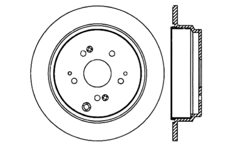 StopTech Drilled Sport Brake Rotor