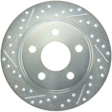 Load image into Gallery viewer, StopTech Select Sport 92-02 Cadillac Eldorado Right Slotted &amp; Drilled Sport Brake Rotor - Rear