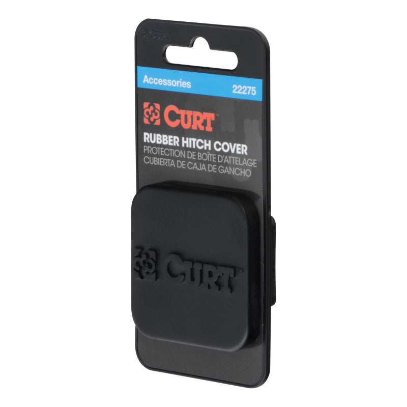 Curt 1-1/4in Rubber Hitch Tube Cover (Packaged)