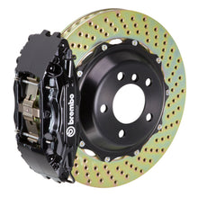 Load image into Gallery viewer, Brembo 95-01 7-Series (E38) Front GT BBK 4 Piston Cast 2pc 355x32 2pc Rotor Drilled-Black