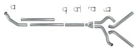 Diamond Eye KIT 4in Turbo Back MFLR RPLCMENT PIPE DUAL SS: 94-02 DODGE CUMMINS 5.9L