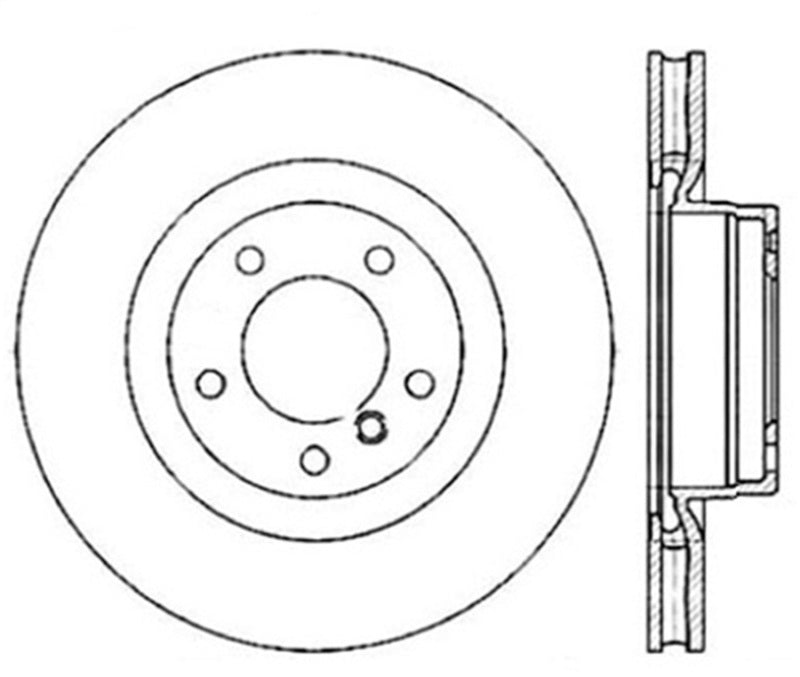 StopTech Slotted & Drilled Sport Brake Rotor