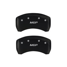 Load image into Gallery viewer, MGP Rear set 2 Caliper Covers Engraved Rear MGP Red finish silver ch