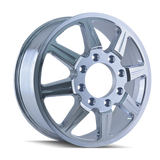 Mayhem 8101 Monstir 19.5x6.75 / 8x200 BP / 102mm Offset / 142mm Hub Inner Chrome Wheel