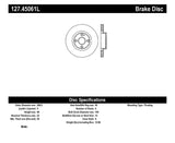 StopTech 01-05 Miata MX-5 Hard Suspension / 04-05 MX-5 MazdaSpeed SportStop Slotted & Drilled Left