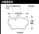 Hawk 06-12 Porsche 911/ Boxter / Cayman DTC-70 Race Brake Pads