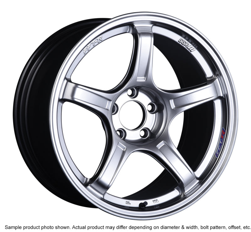 SSR GTX03 18x9.5 5x114.3 12mm Offset Platinum Silver Wheel