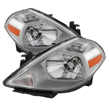 Load image into Gallery viewer, Xtune Nissan Versa 07-12 Crystal Headlights Chrome HD-JH-NV07-AM-C