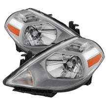 Load image into Gallery viewer, xTune Nissan Versa 07-12 Crystal Headlights Chrome HD-JH-NV07-AM-C