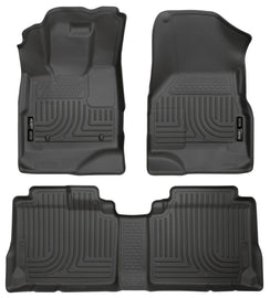 Husky Liners 10-12 Chevy Equinox/GMC Terrain WeatherBeater Combo Black Floor Liners - GTR Auto