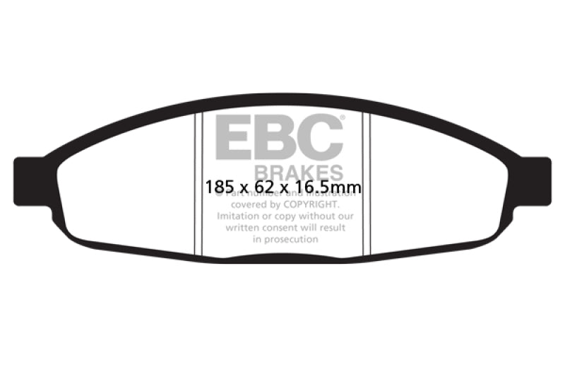 EBC 05-07 Chrysler Pacifica 3.5 Ultimax2 Front Brake Pads