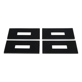Curt 5th Wheel Rail Sound Dampening Pads (Packaged)