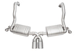 SOUL 15-16 Porsche 981 GT4 / Spyder Valved Exhaust - Slash Cut Signature Satin Tips