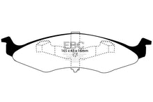 Load image into Gallery viewer, EBC 94-96 Dodge Neon 2.0 (4 Stud Wheels) Greenstuff Front Brake Pads