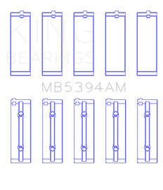 King Engine Bearings Toyota Scion XA/XB 1NZFE (Size STD) Bi-Metal Aluminum Main Bearing Set