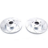 Power Stop 15-18 Subaru Legacy Front Evolution Drilled & Slotted Rotors - Pair