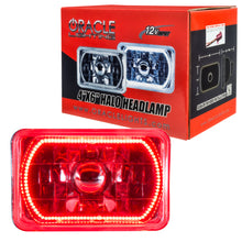 Load image into Gallery viewer, Oracle Pre-Installed Lights 4x6 IN. Sealed Beam - Red Halo