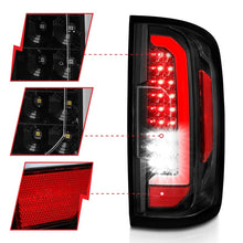 Load image into Gallery viewer, ANZO 15-21 GMC Canyon LED Taillights w/ Light Bar Black Housing Clear Lens
