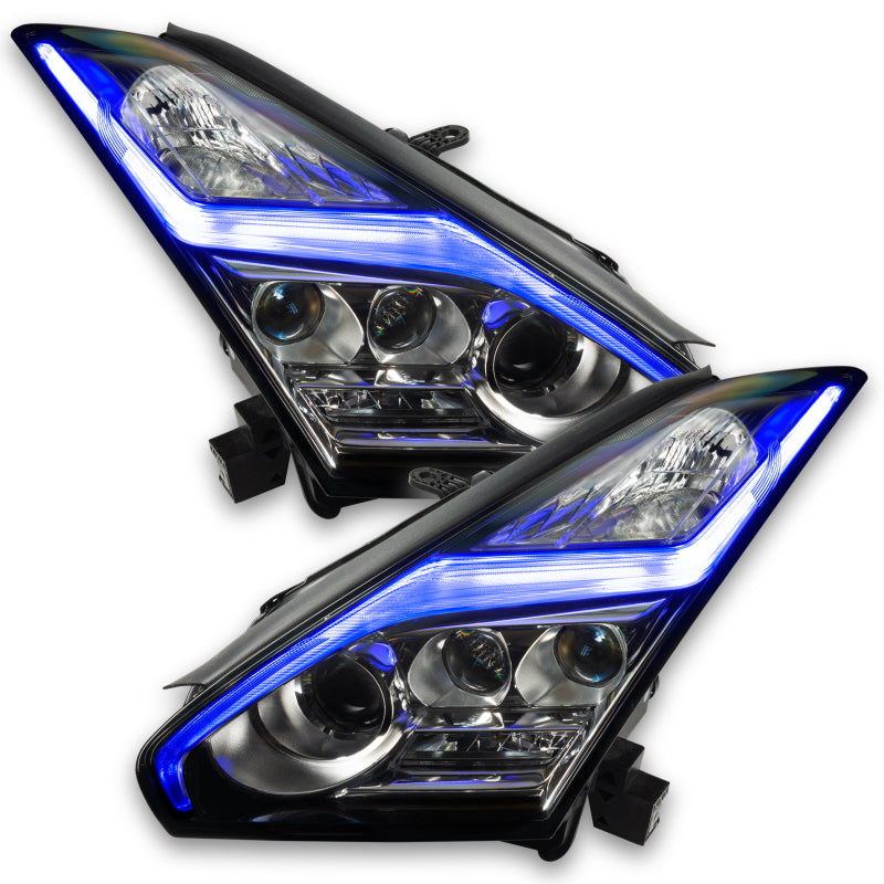 Oracle 15-21 Nissan GT-R RGB+W Lightning Bolt Headlight DRL Kit w/ BC1 Controller