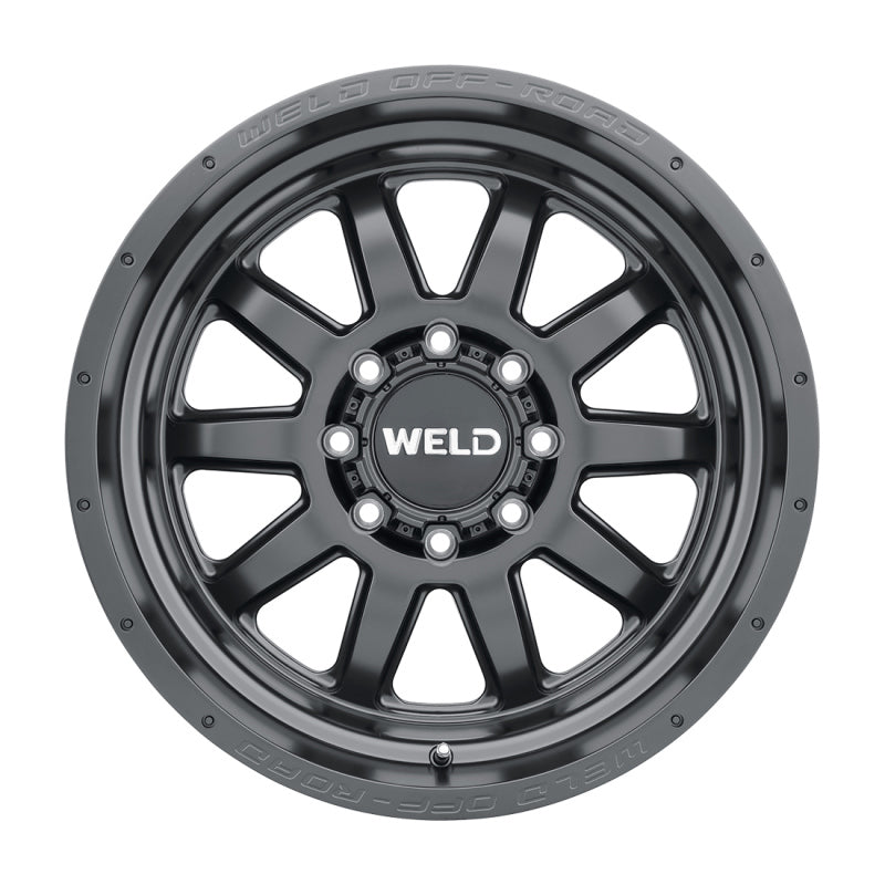 Weld Off-Road W101 20X12 Stealth 8X165.1 ET-44 BS4.75 Satin Black 125.1