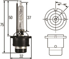 Load image into Gallery viewer, Hella D2S 35W High Intensity Discharge Capsule