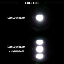 Load image into Gallery viewer, ANZO 2019-2020 Dodge Ram 1500  LED Projector Headlights Plank Style w/ Sequential Black (Driver)
