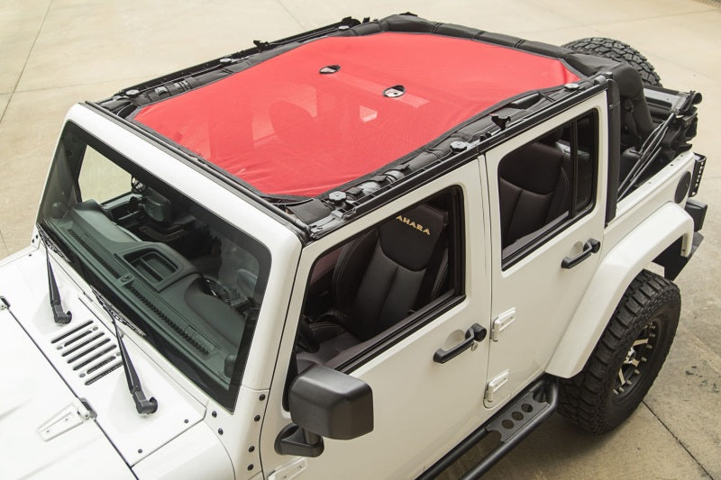 Rugged Ridge Eclipse Sun Shade Red 4-Dr 07-18 Jeep Wrangler JK