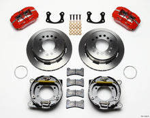 Load image into Gallery viewer, Wilwood Dynapro Low-Profile 11.00in P-Brake Kit - Red New Big Ford 2.50in Off Staggered Mount