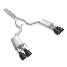 Load image into Gallery viewer, Stainless Works 2020 Ford GT500 Redline Catback X-Pipe Exhaust Factory Connect - Black Tips