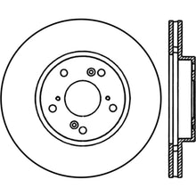 Load image into Gallery viewer, StopTech SportStop Cryo 98-02 Honda Accord Left Rotor