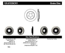 Load image into Gallery viewer, Stoptech 91-02 Dodge Caravan / Chrysler Town &amp; Country Front Ultra-Premium CRYO-STOP Rotor