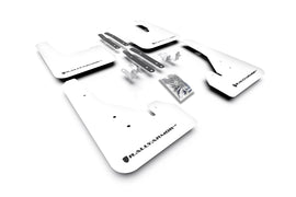 Rally Armor 18-25 Toyota Corolla Hatchback White UR Mud Flap Black Logo