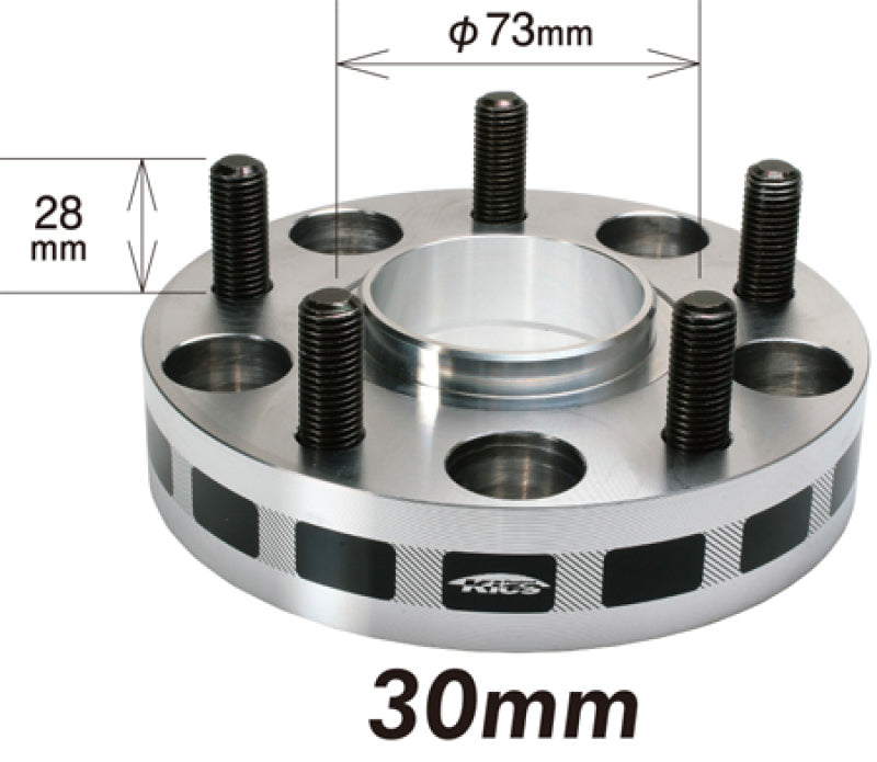 Project Kics 30mm Thick 12x1.25 5x139.7 4WD Wide Tread Spacers