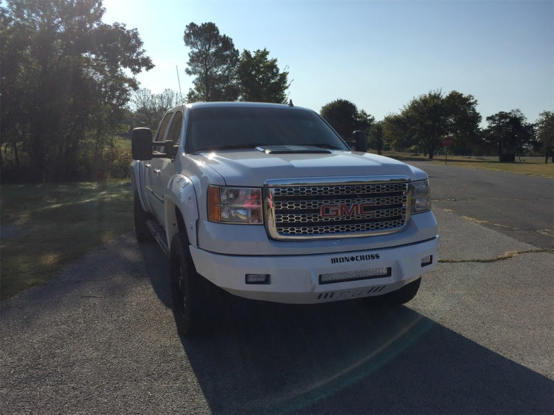 Iron Cross 07-13 GMC Sierra 1500 Low Profile Front Bumper - Matte Black