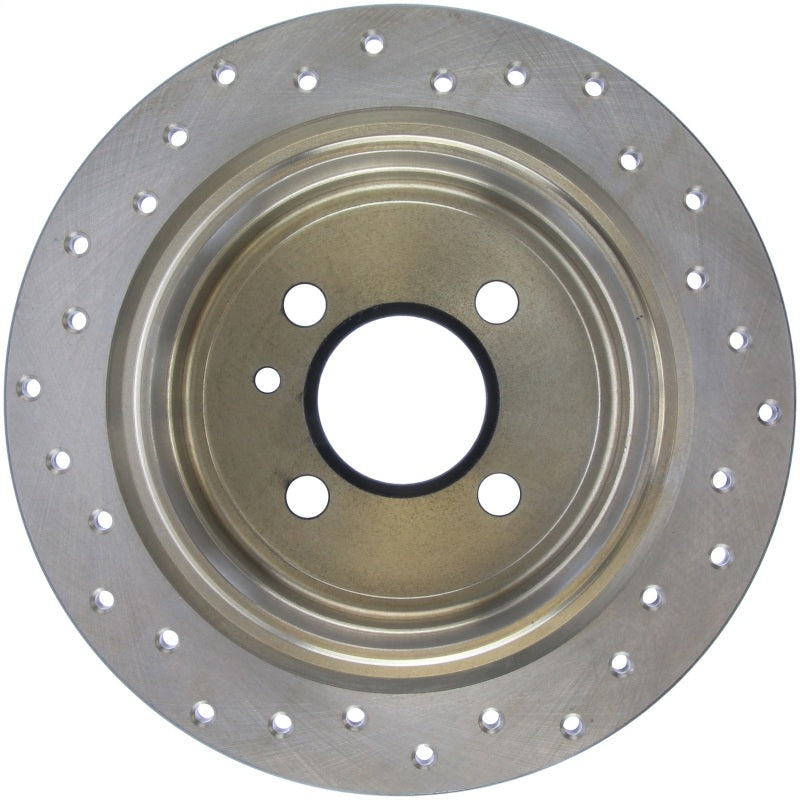 StopTech Sport Cross Drilled Brake Rotor - Front Left