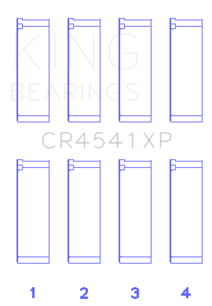 King Engine Bearings Honda F23 Performance Rod Bearing Set - Size STD - GTR Auto