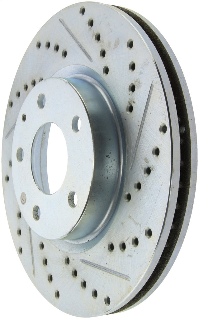 StopTech 13-15 / 17-18 Mazda CX-5 Select Sport Slotted & Drilled Front Left Rotor